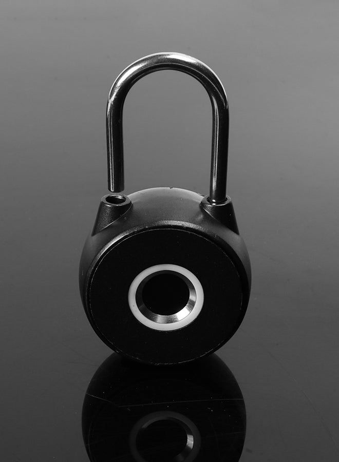 قفل ذكي مضاد للماء مع خاصية بيومترية بدون مفتاح أسود 13x4x9بوصة  - Image 4