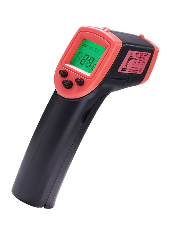Generic Non-contact Digital Infrared Thermometer Red/Black 15x5x10cm  - Image 3