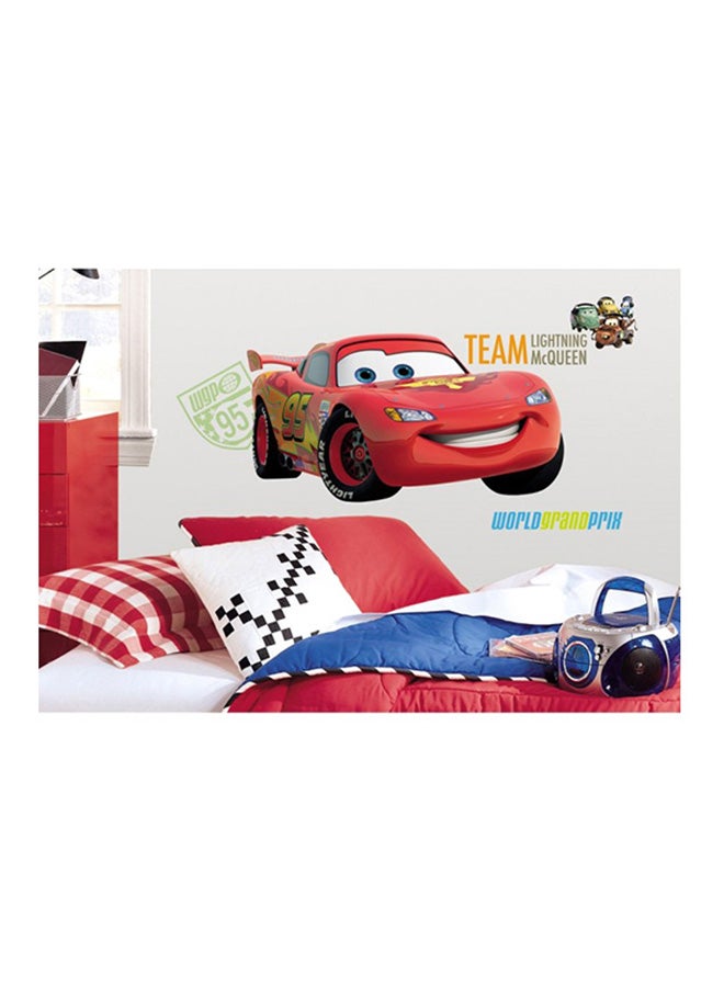 RoomMates - Disney Pixar Cars Lightning McQueen Giant Wall Decal Red - Image 1