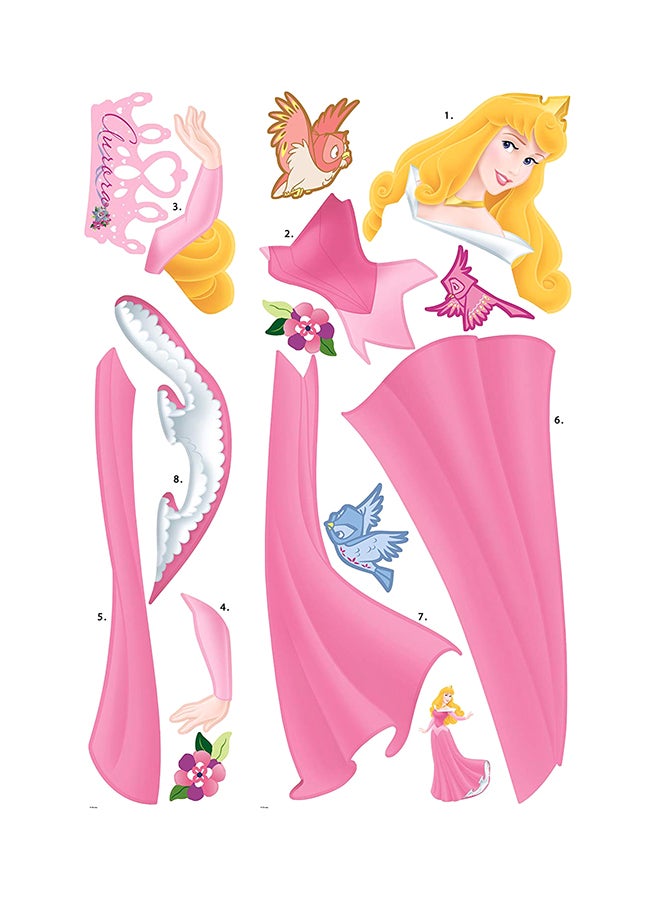 Disney Princess Sleeping Beauty Giant Wall Decal With Gems Multicolour - v1578024769/N11037254A_2