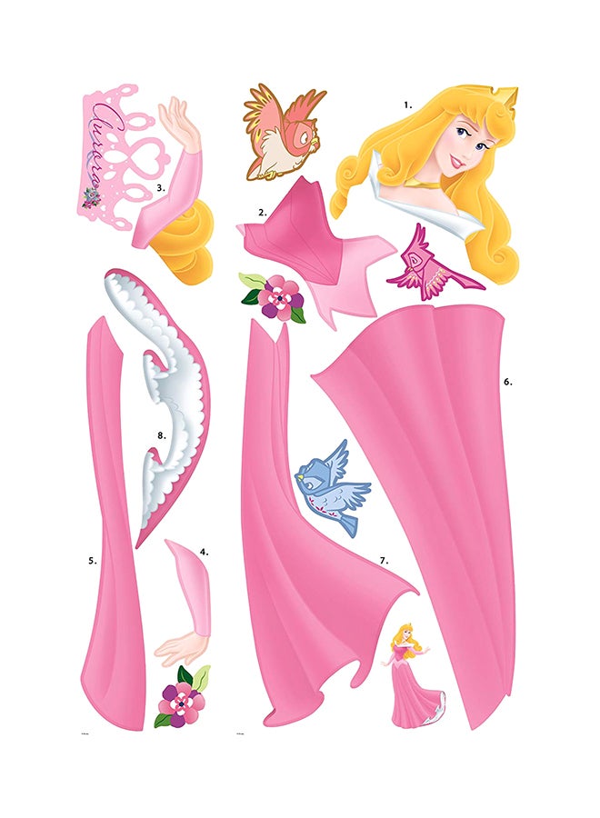 RoomMates Disney Princess Sleeping Beauty Giant Wall Decal With Gems Multicolour  - Image 2