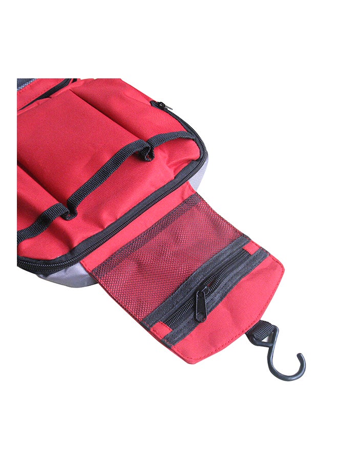 Goldedge Waterproof Toiletry Bag Red - Image 3