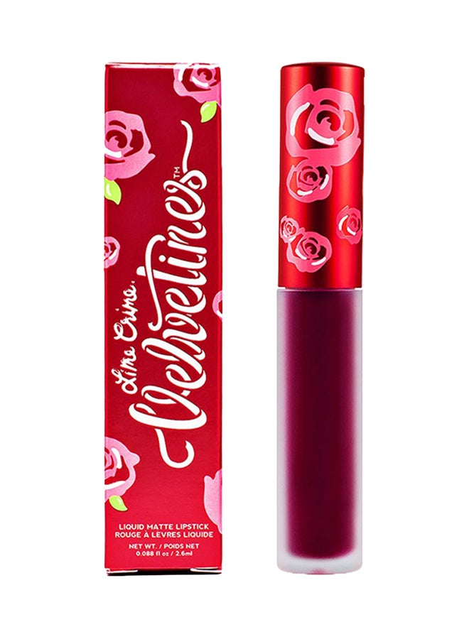 Lime Crime Velvetine Matte Liquid Lipstick Beet It  - Image 2