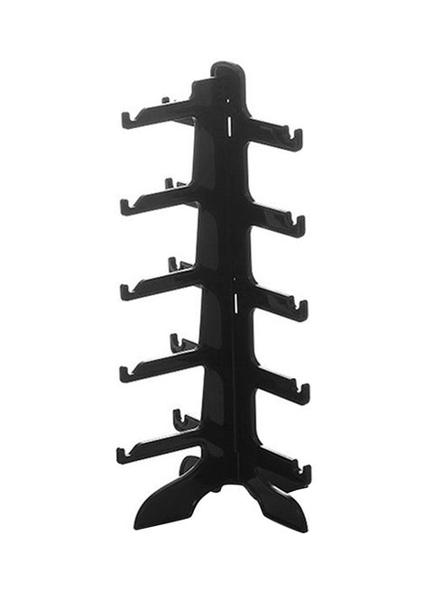 5 Layer Sunglasses And Eyeglass Display Stand Black
