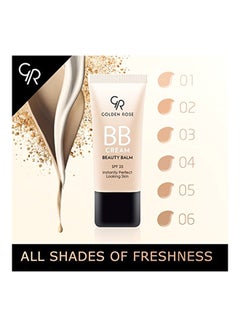 Golden Rose BB Cream Beauty Balm 02 Fair Beige  - Image 2