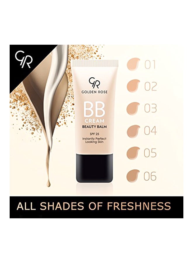 Golden Rose BB Cream Beauty Balm 02 Fair Beige  - Image 2