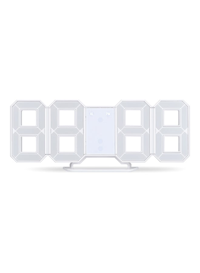 Generic LED Digital Numbers Wall Clock Blue  - Image 1
