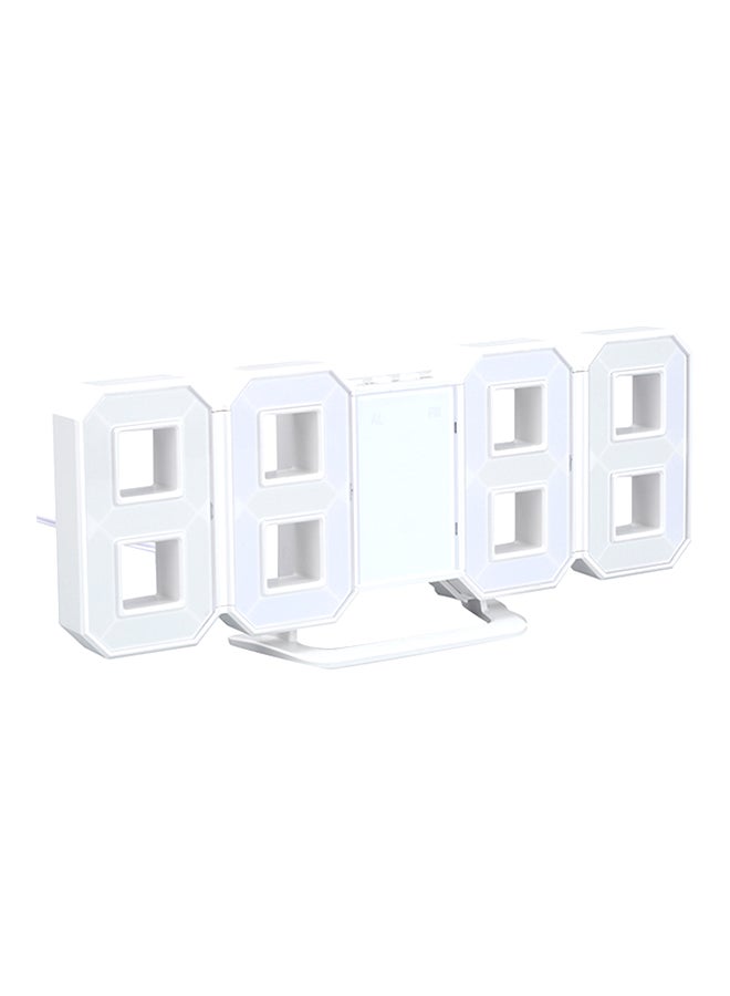 Generic LED Digital Numbers Wall Clock Blue  - Image 2