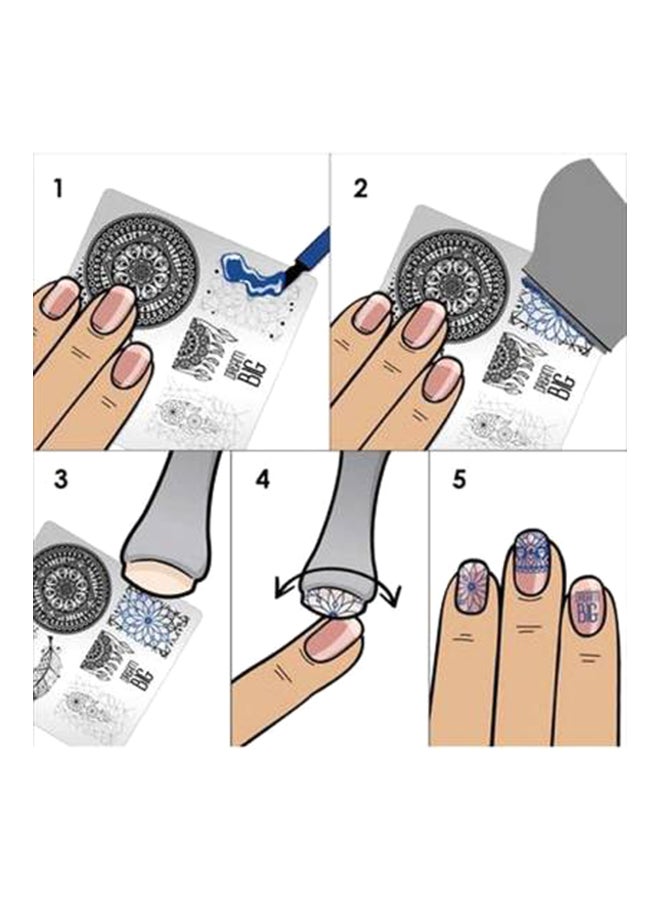 3-Piece Nail Art Kit Purple - Image 4