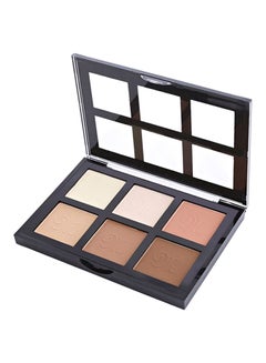 6-Color Contour Powder Palette Multicolour