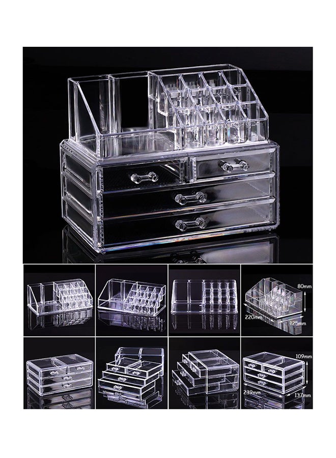 Cosmetic Cabinet Organizer Clear