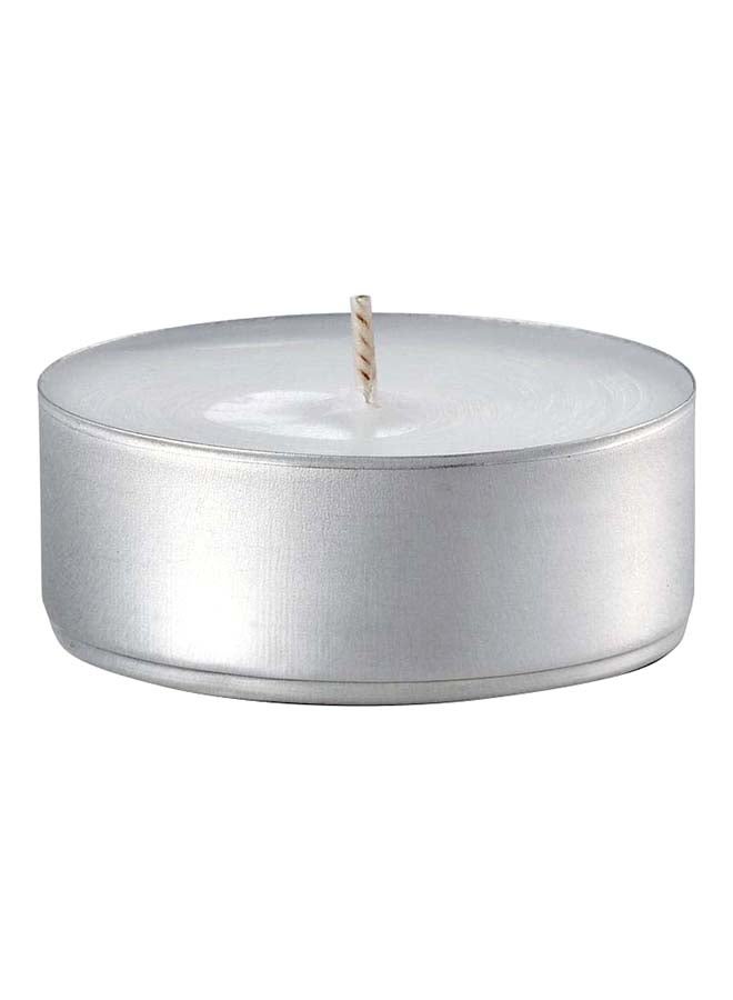 homes r us 100-Piece Unscented Tealight Candle Set White - Image 2