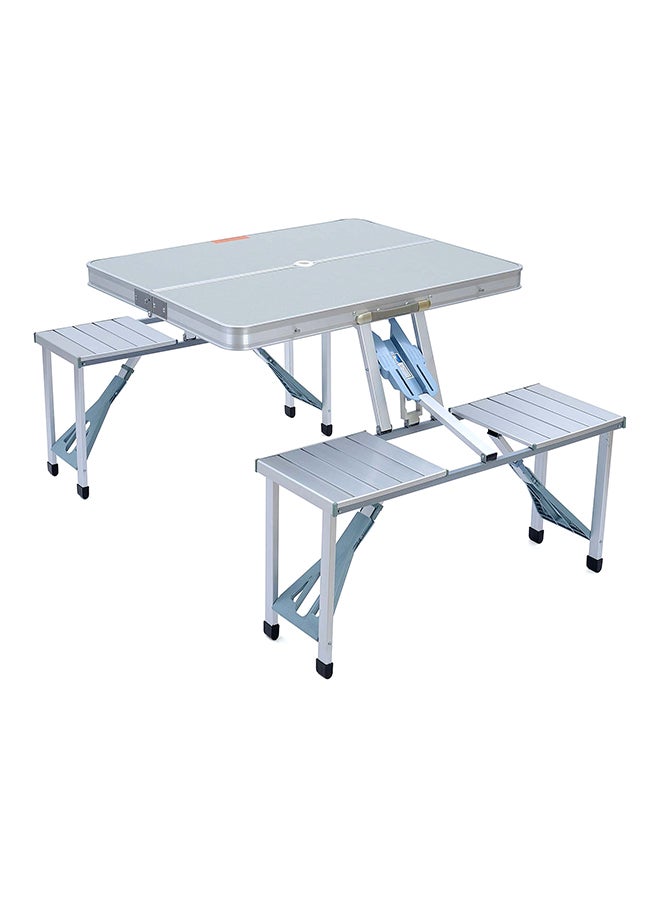 Vida Home - Picnic Table Silver - Image 1
