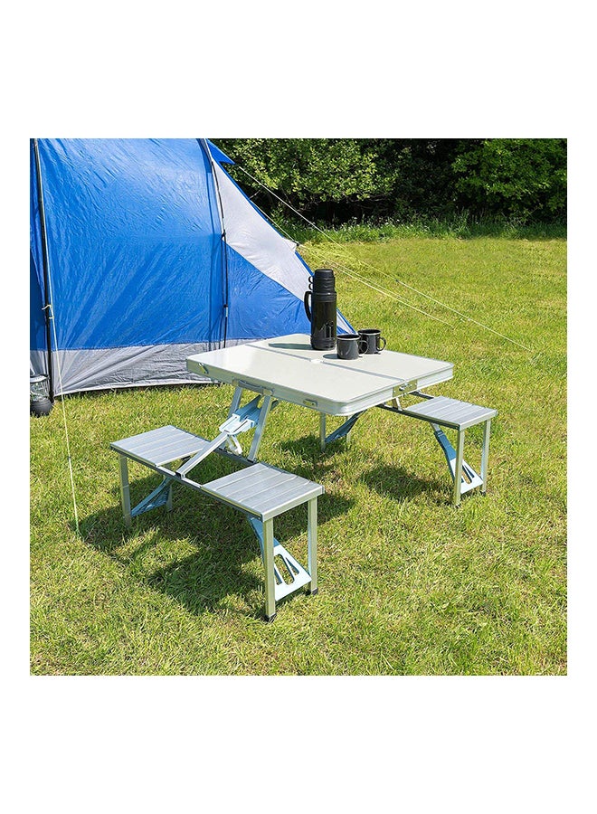 Vida Home - Picnic Table Silver - Image 1
