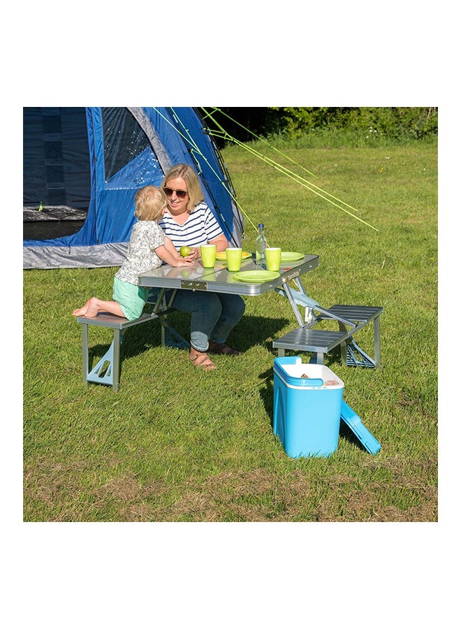 Vida Home - Picnic Table Silver - Image 1