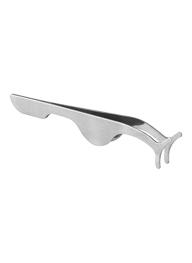 Generic False Eyelashes Tweezers Silver - Image 2