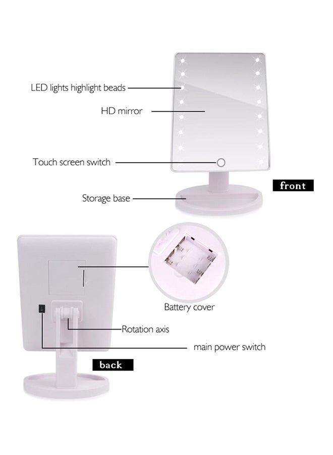 Generic Portable Tabletop Makeup Mirror Multicolor  - Image 5