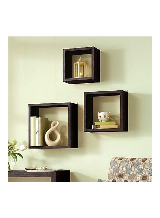 Generic - 3-Piece Floating Shelf Dark Brown - Image 1