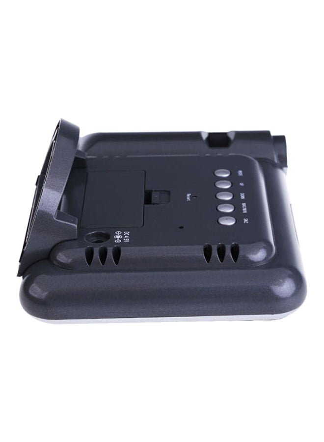 Digital LED Projector Alarm Clock Black/Silver