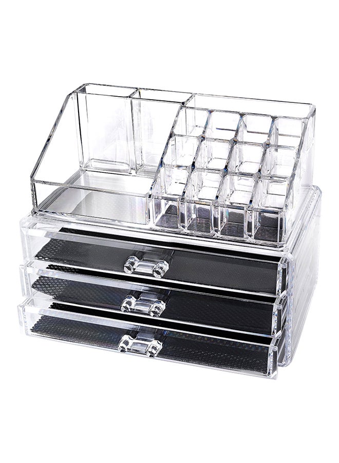 Cosmetic Storage Box Clear - Image 1