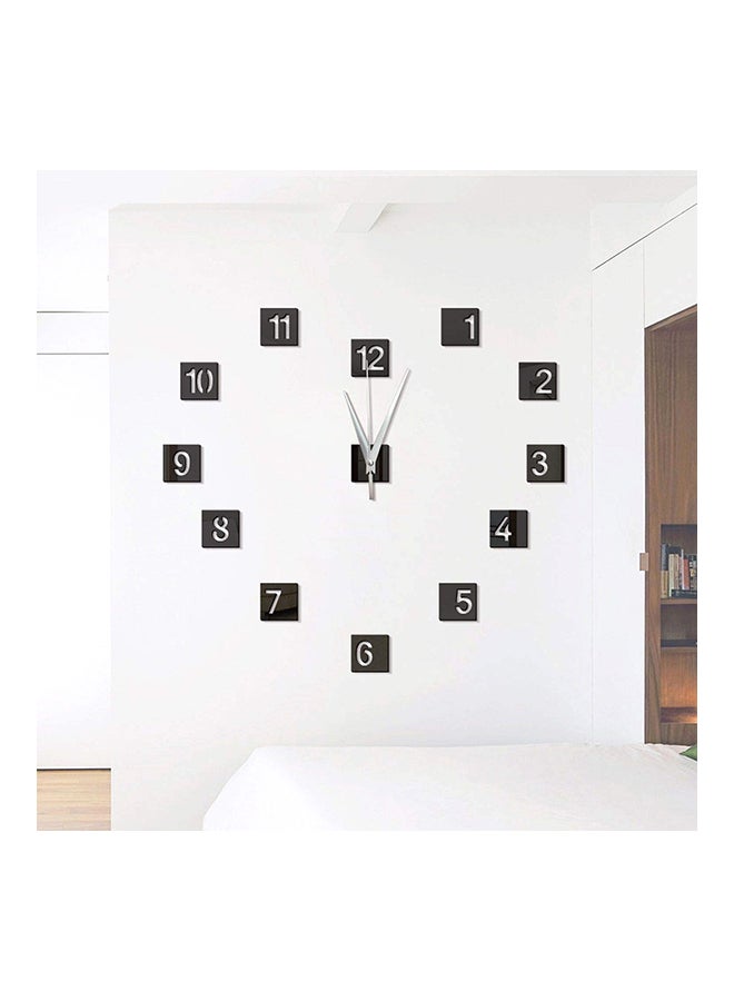 شاربدو ساعة حائط بتصميم فني أسود 40x55Ø³Ù†ØªÙŠÙ…ØªØ± - Image 2