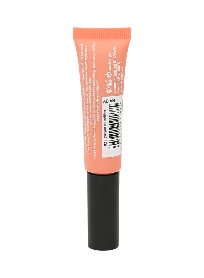 Essence Colour Boost Mad About Matte Liquid Lipstick 02 I Love You Me Neither - Image 2