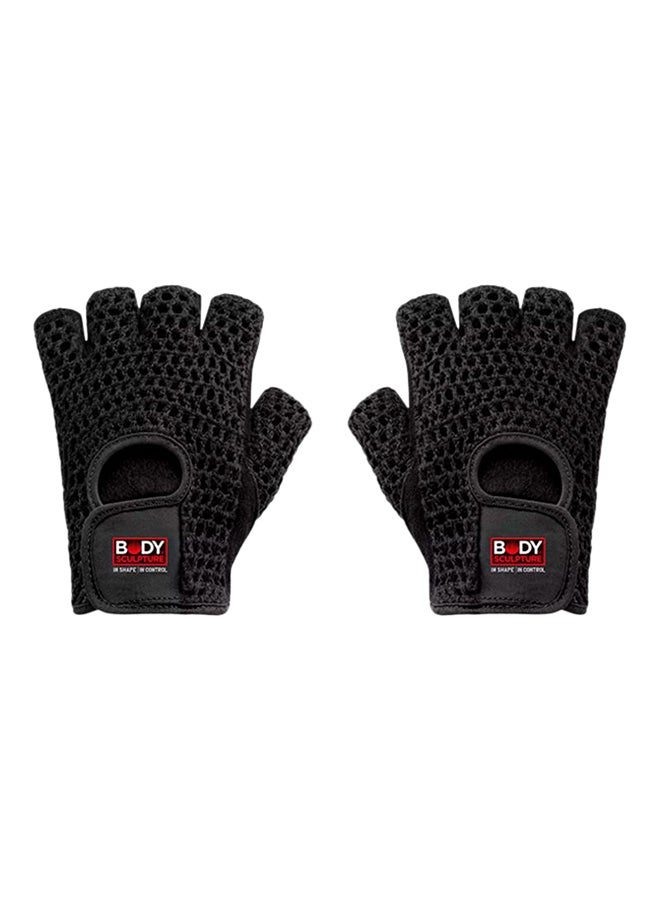BODY SCULPTURE 2-Piece Leather Fitness Gloves XL  - Image 2