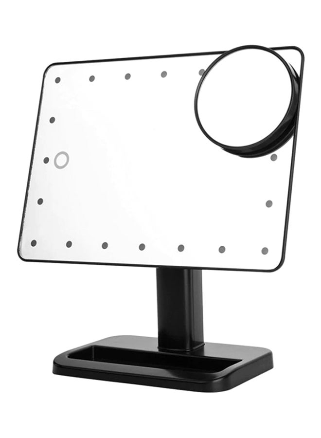 LED Touch Screen Vanity Makeup Mirror Multicolour - Image 2