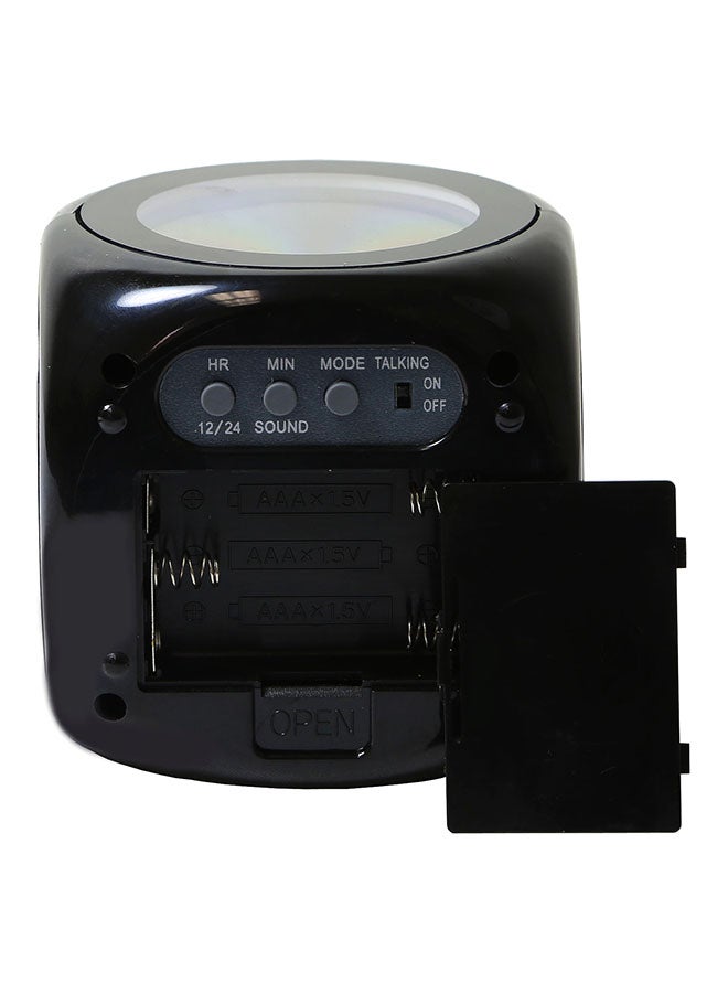 Digital Wall Projector Alarm Clock Black 13.5x14.5x4.4centimeter - Image 2