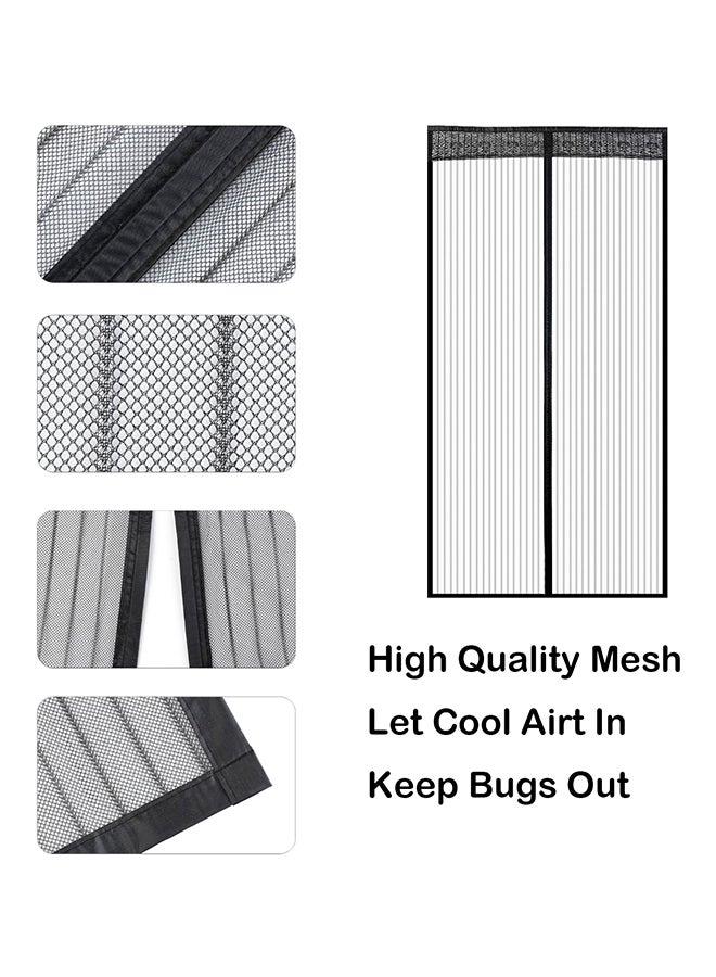 Generic - Magic Mesh Magnetic Automatic Closure Anti-Mosquito Door Curtain Multicolour 100 x 210cm - Image 1