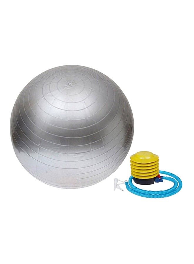 كرة الاتزان بيلاتس مزودة بمضخة هوائية 65سم - Image 1