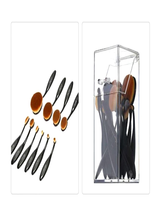 Eyebrow Pencil Storage With Lid Clear - Image 5