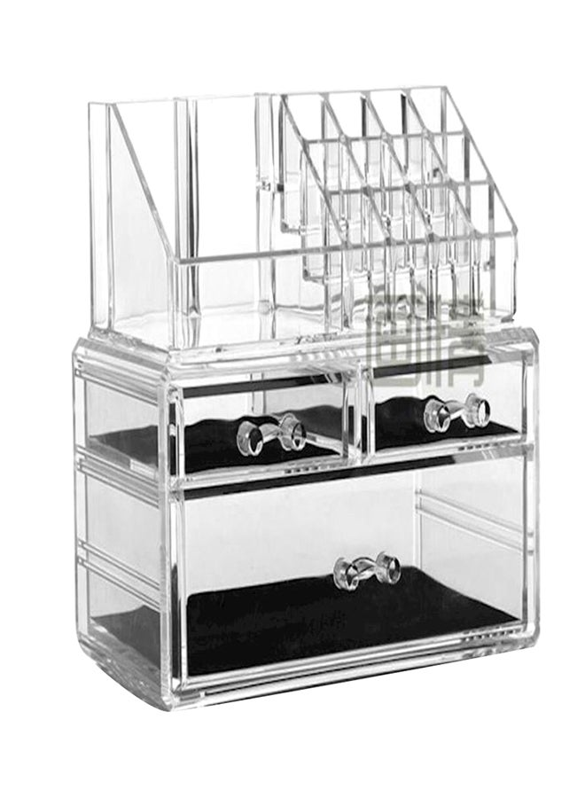Acrylic Cosmetic Organizer Drawer Clear - Image 1