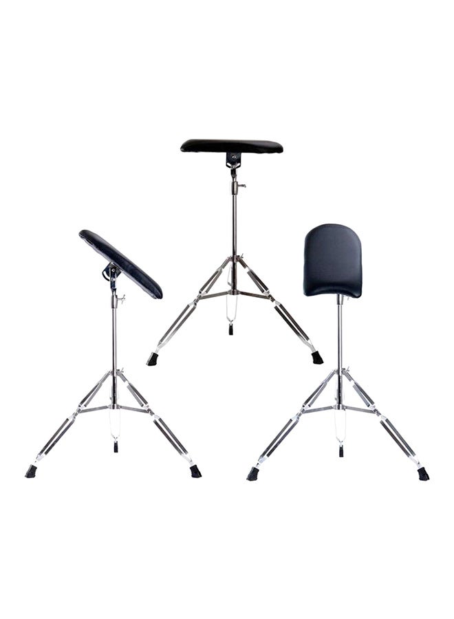 حامل داعم لرسم التاتو قابل للتعديل أسود/فضي - Image 2