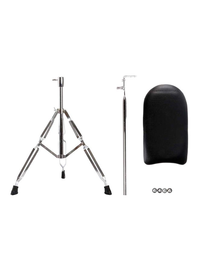 حامل داعم لرسم التاتو قابل للتعديل أسود/فضي - Image 1