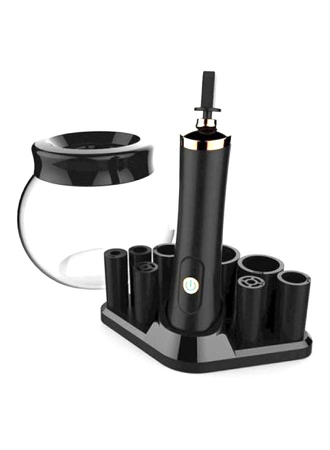 آلة تنظيف وتجفيف فرش المكياج قابلة للحمل أسود - Image 1