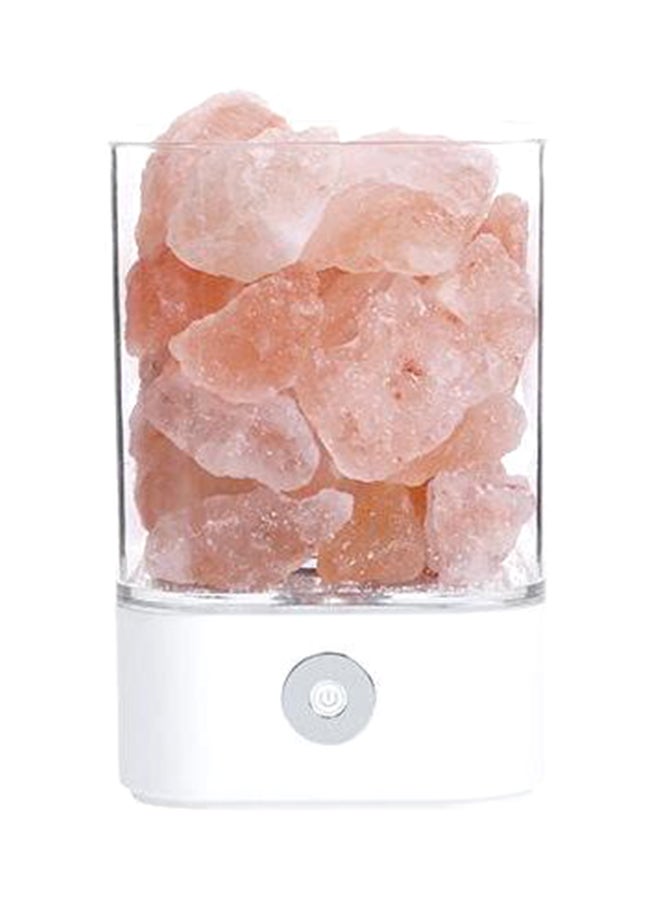Natural Himalayan Crystal Salt Lamp White - Image 2