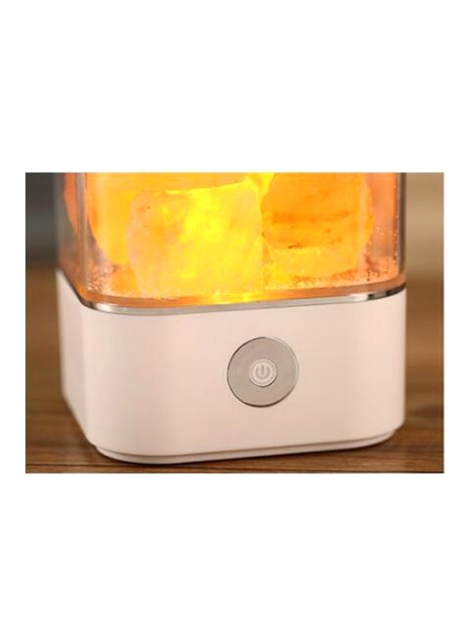 Natural Himalayan Crystal Salt Lamp White - Image 4