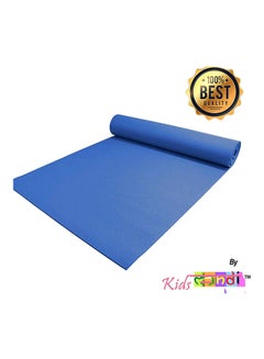 Generic 6mm Thick Yoga Mat Durable Non-Slip - Blue  - Image 3