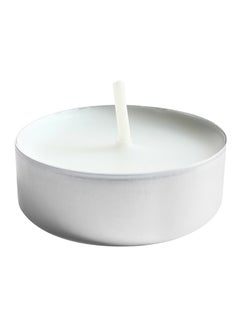 Darice 100-Piece Unscented Tea Lights Candles White 11x8.5x1.9inch  - Image 2