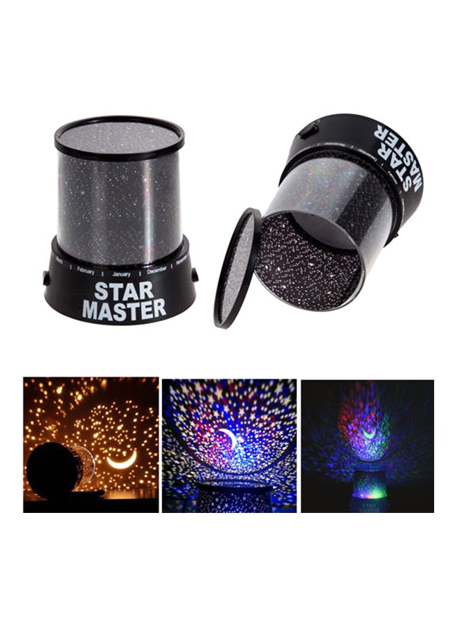 STAR MASTER - Decorative LED Projector Night Lamp Purple/Yellow/Black - Image 1