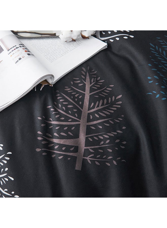 بيوينتي طقم مفرش سرير دريم مكون من 4 قطع polyester أسود / أبيض / أزرق Duvet Cover (150x200 Cm), Bed Sheet (160x220 Cm), Pillow Cover (48x75سم  - Image 4
