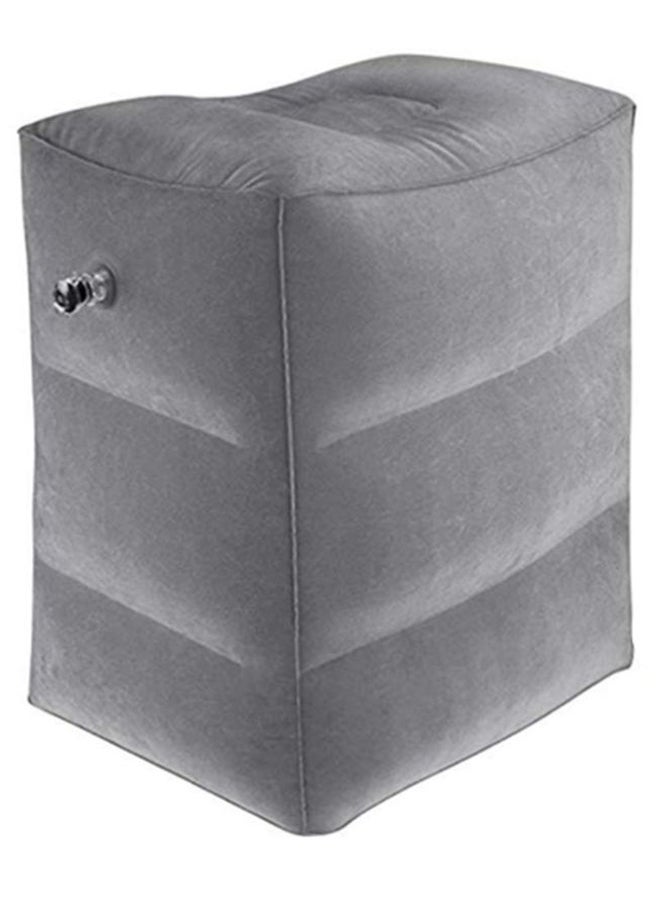 Inflatable Foot Rest Travel Pillow Grey 46 x 39cm