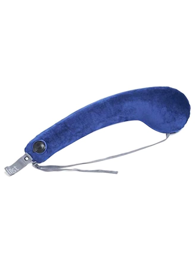 Car Sleeping Comfort Inflatable Pillow Blue 32 x 55cm  - Image 2