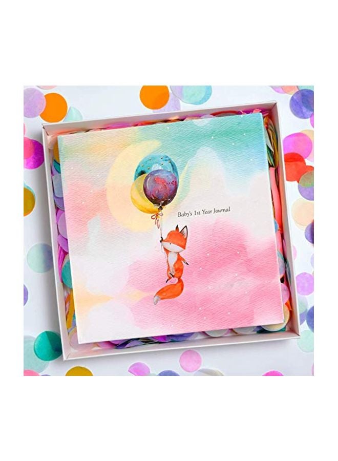 Pillow & Toast Baby Memory Book And Photo Album Multicolour 8x8inch  - Image 2