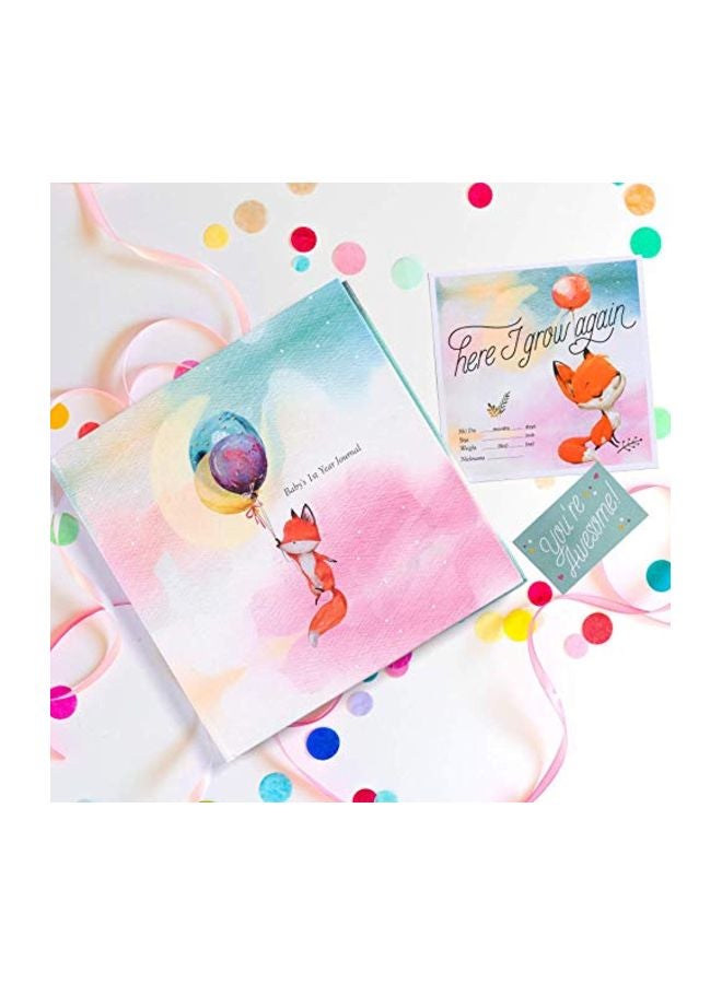 Pillow & Toast Baby Memory Book And Photo Album Multicolour 8x8inch  - Image 3