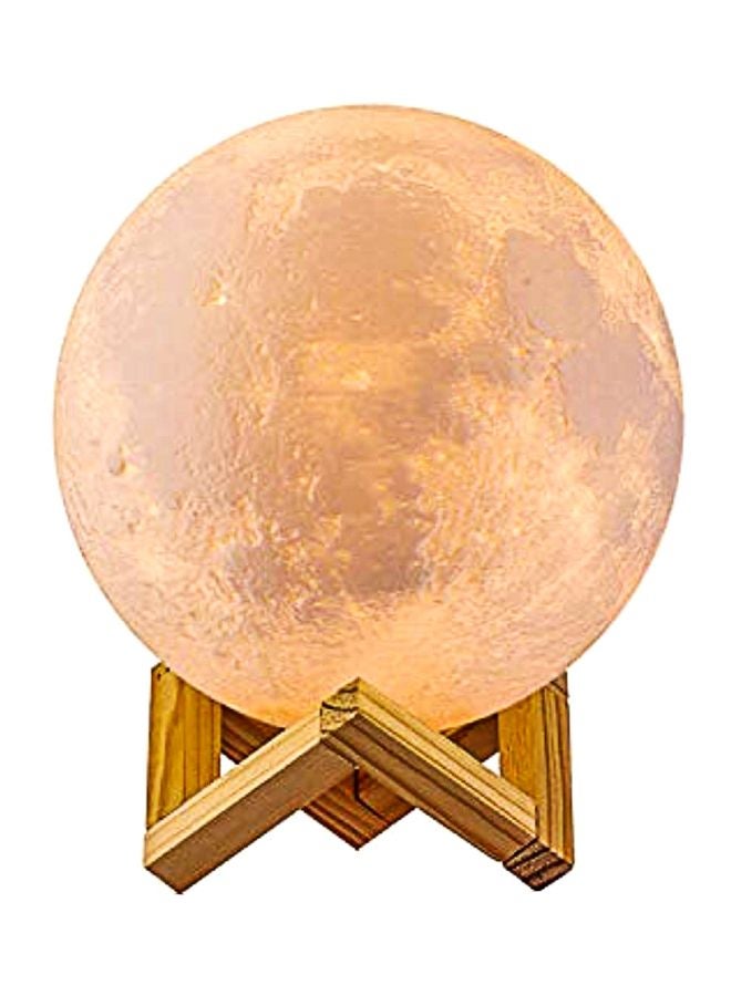 LOGROTATE LED 3D Print Moon Light Multicolour 4.8inch - Image 1