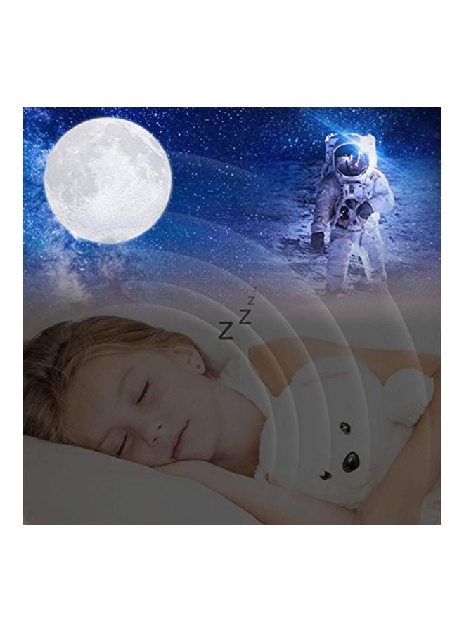 LOGROTATE LED 3D Print Moon Light Multicolour 4.8inch - Image 4
