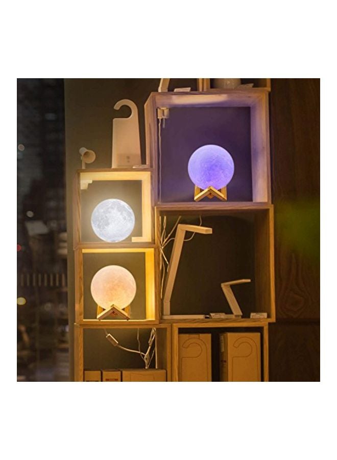 LOGROTATE LED 3D Print Moon Light Multicolour 4.8inch - Image 5