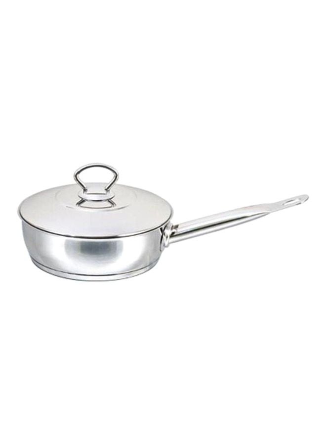 Frying Pan With Lid Silver 22cm - v1578038152/N33465217A_1